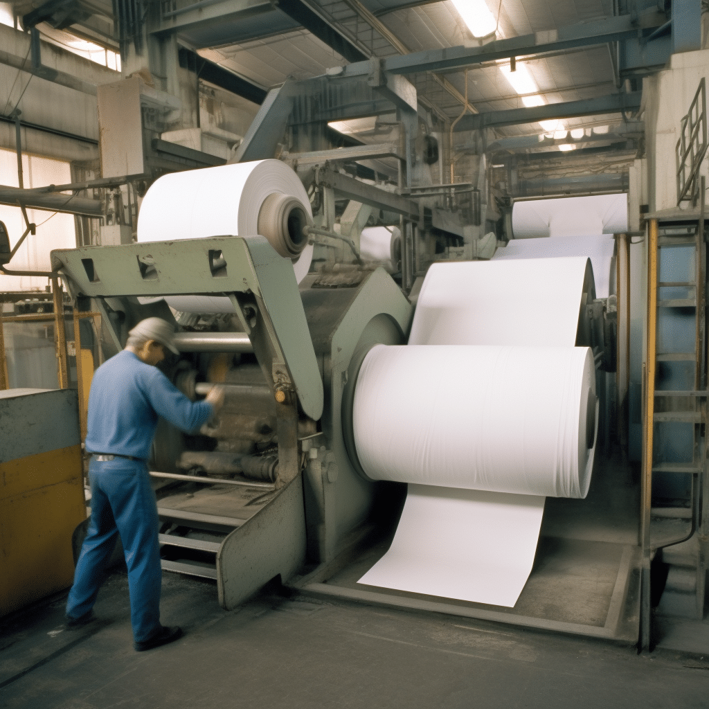 תהליך הייצור של נייר